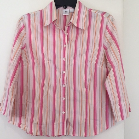 Apt. 9 Button Down Top - Picture 1 of 5